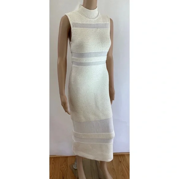 ACLER KNIT MIDI SLEEVELESS DRESS - Picture 4 of 7